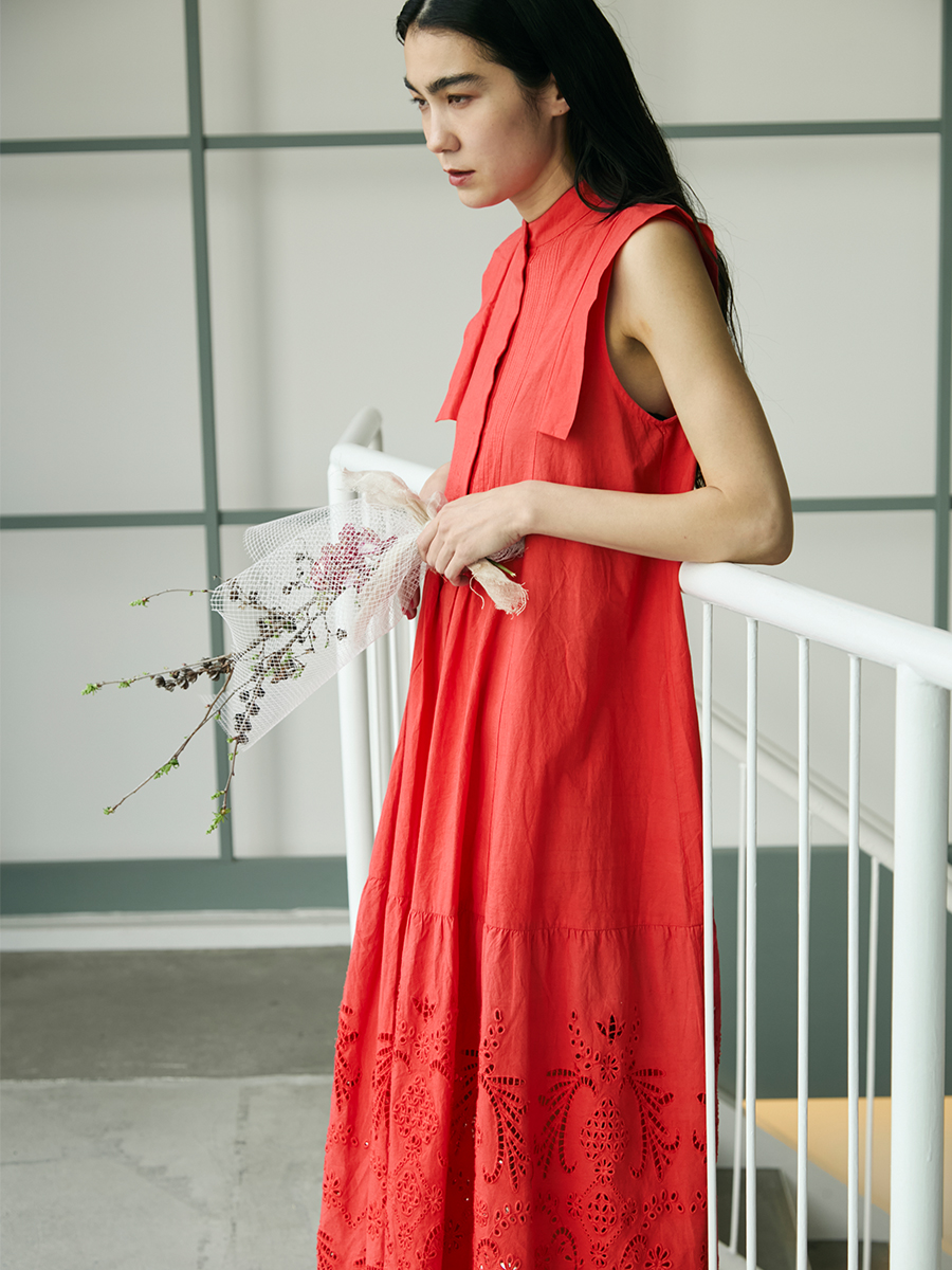 Cutwork one-piece