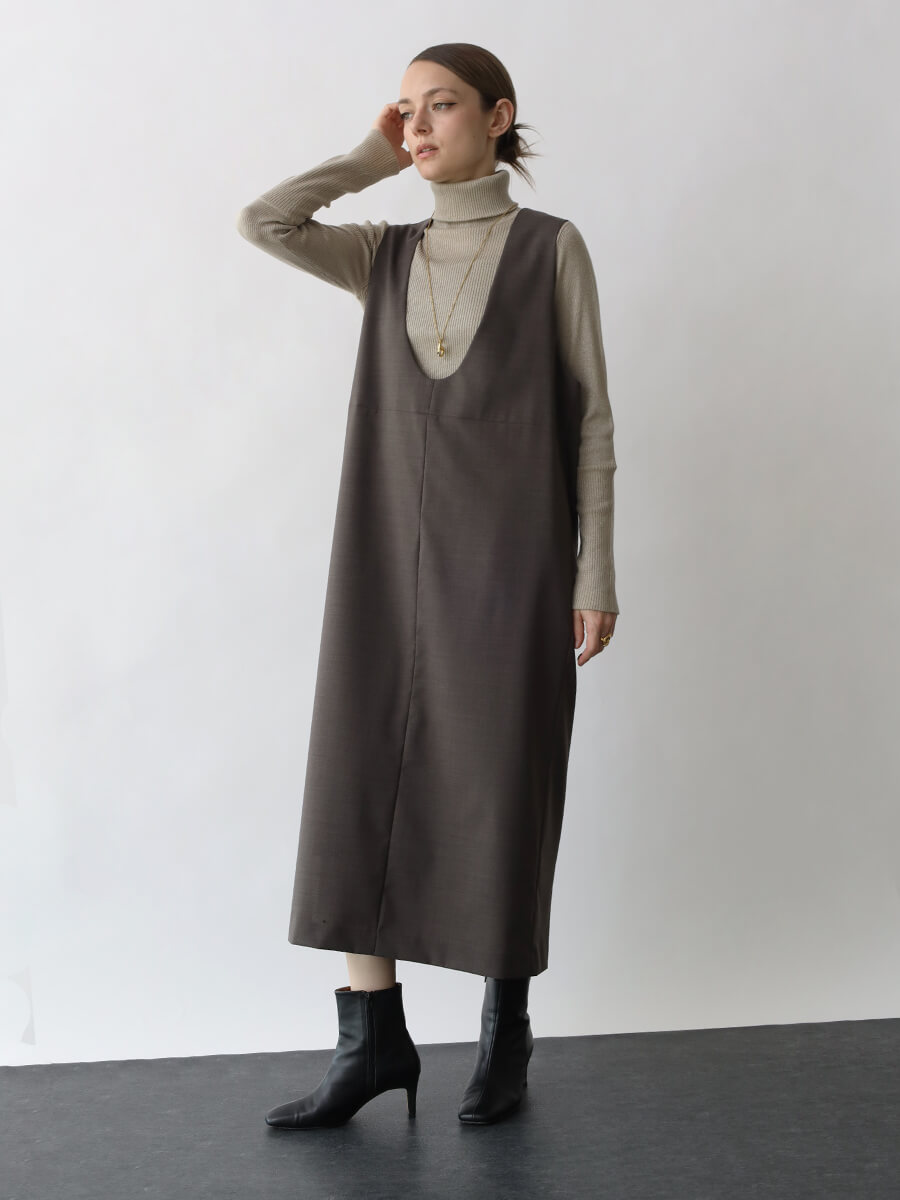 aga setup 25AW ニット ジャケット コードュロイ