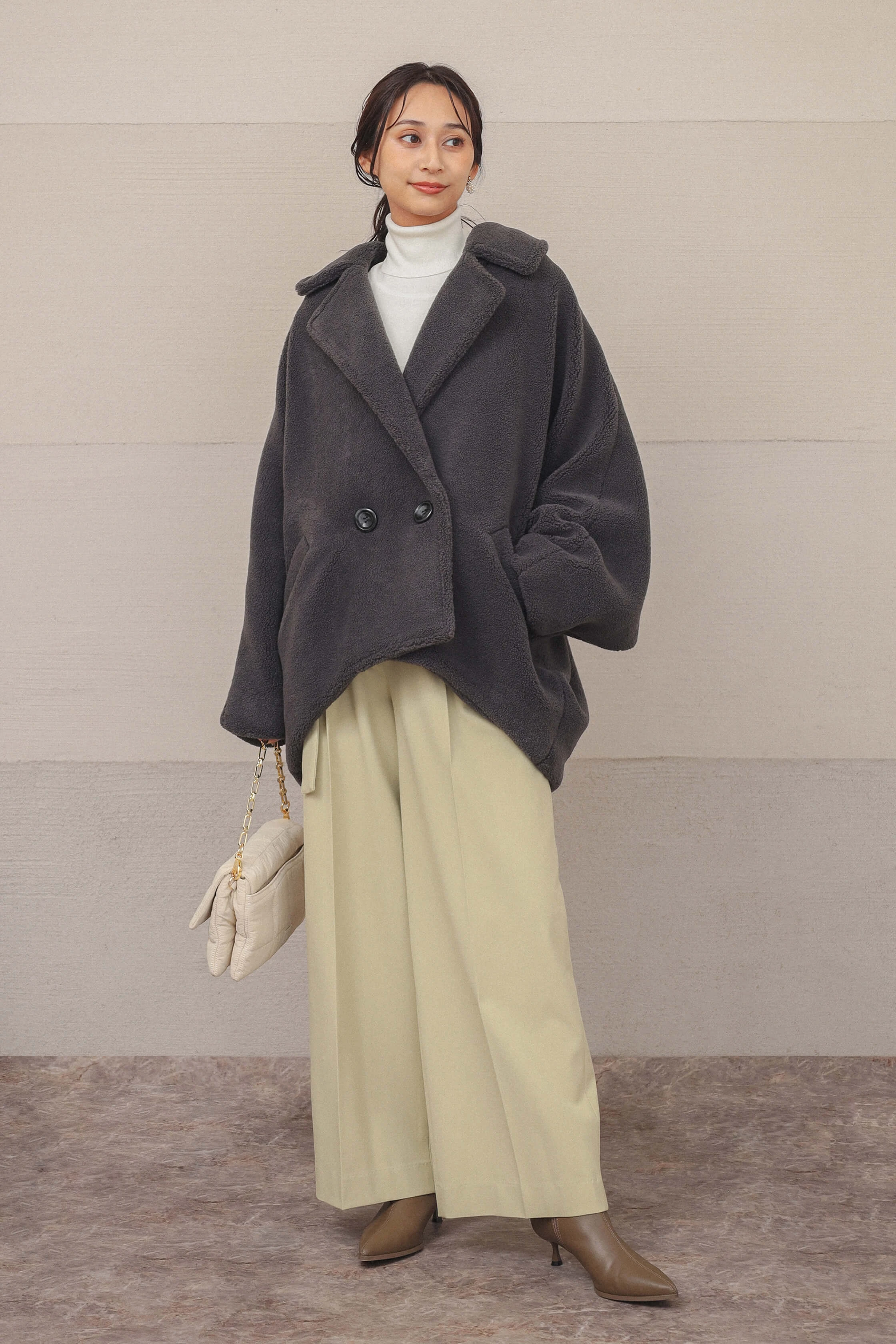 FENNEL ボアコート FENNEL冬本番コートの着こなしをお届け - ｜YAMADAYA STORE