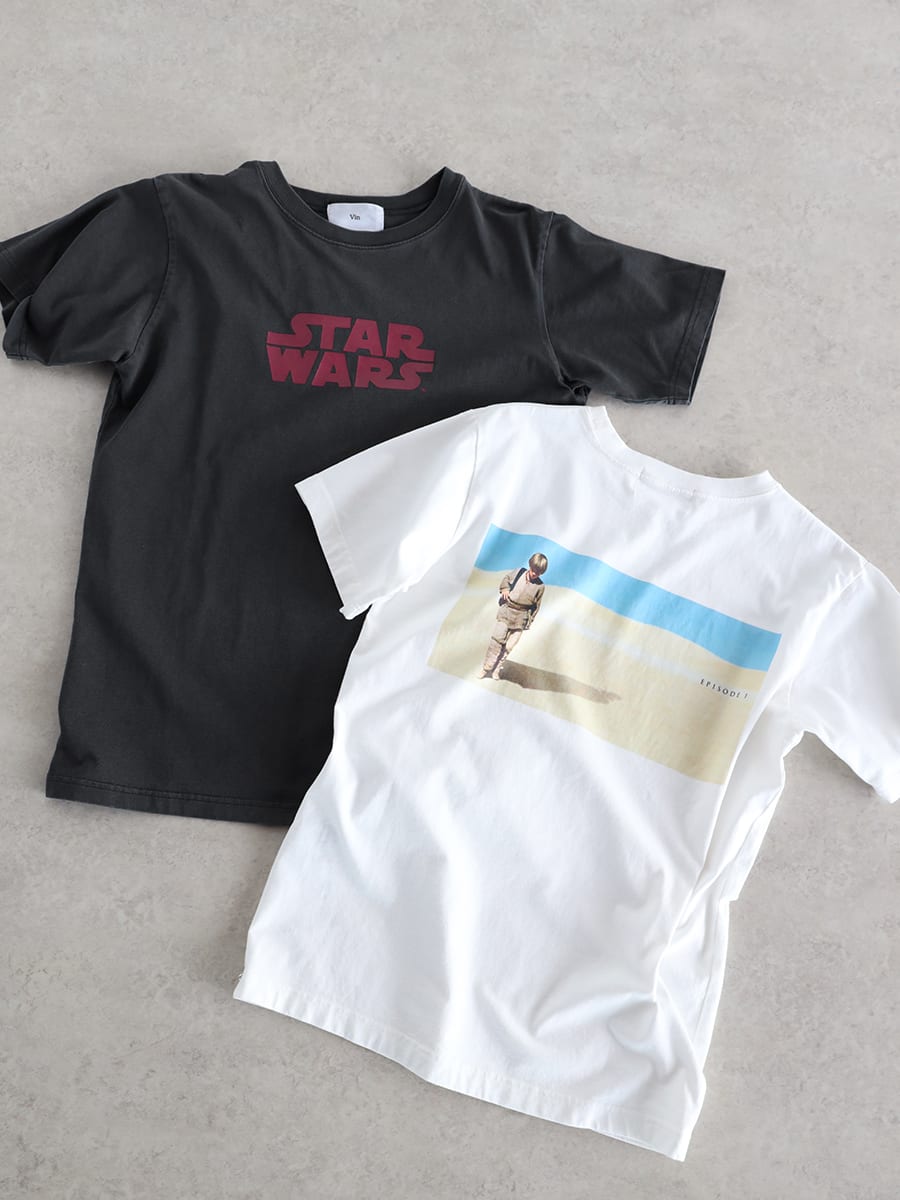 ”STAR WARS”プリントTシャツ