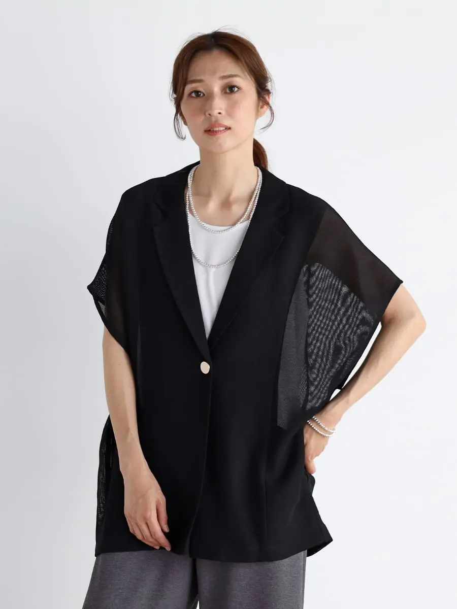 人気のメッシュジャケットが新色を加えて再入荷しました