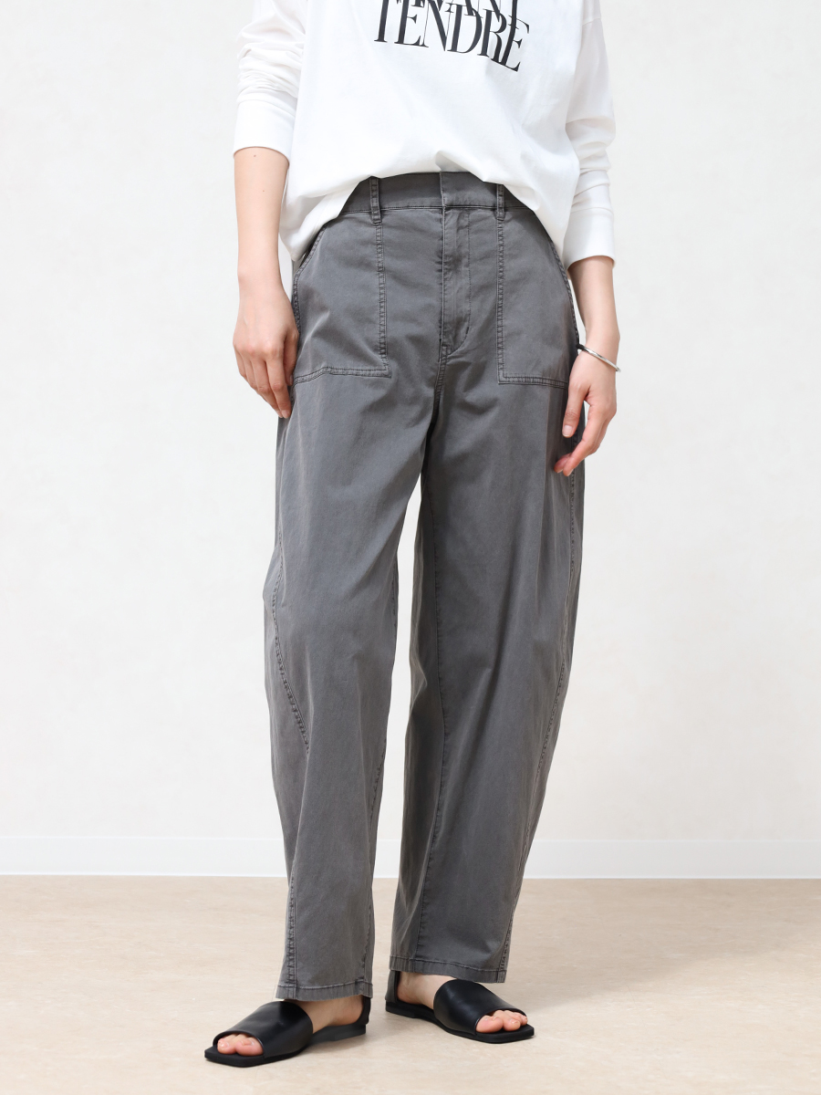 CLOVE ピグメントベイカーバレルパンツ