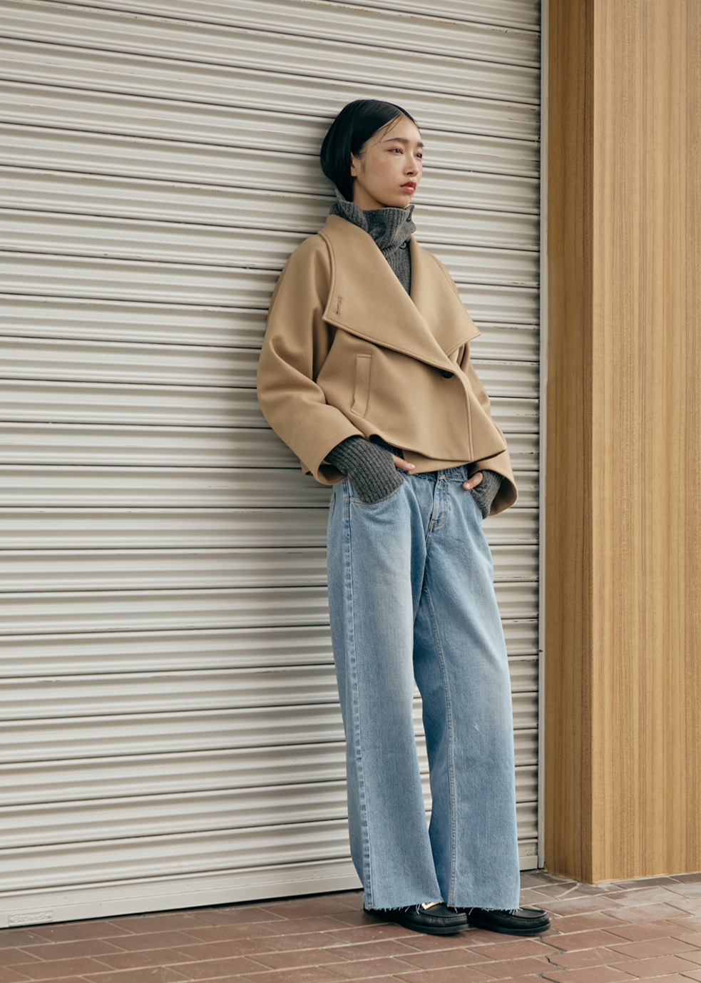 ウールショートコート