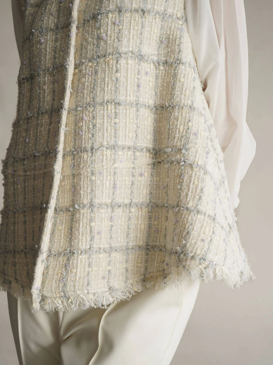 ツイードアウター 