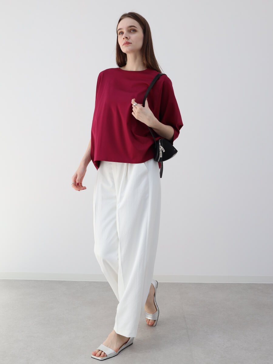 Aga×NORITAKE　コットンジャージーポンチョカットソー