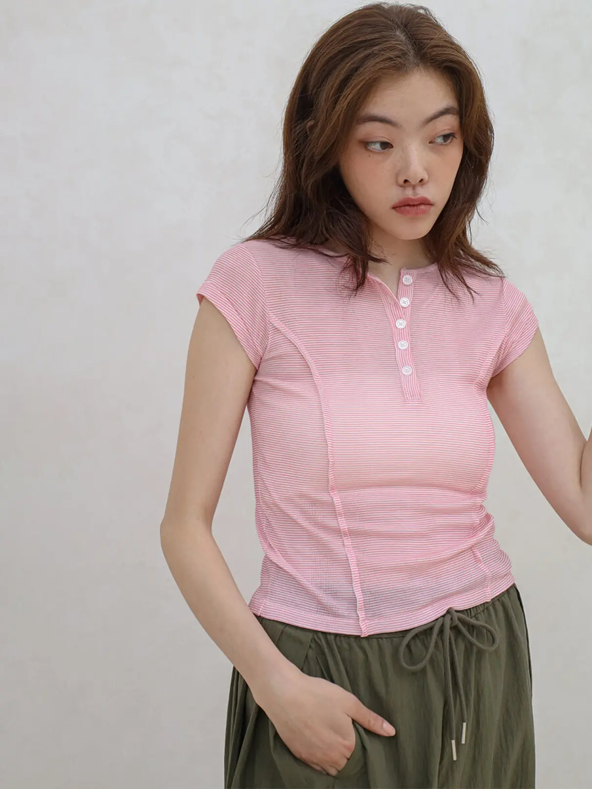 【6color】LightPrib Henley
