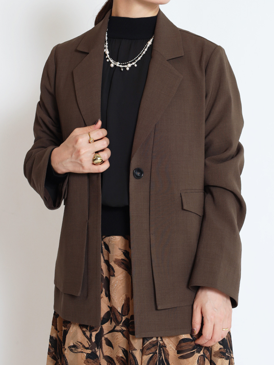 立体ポケットテーラージャケット