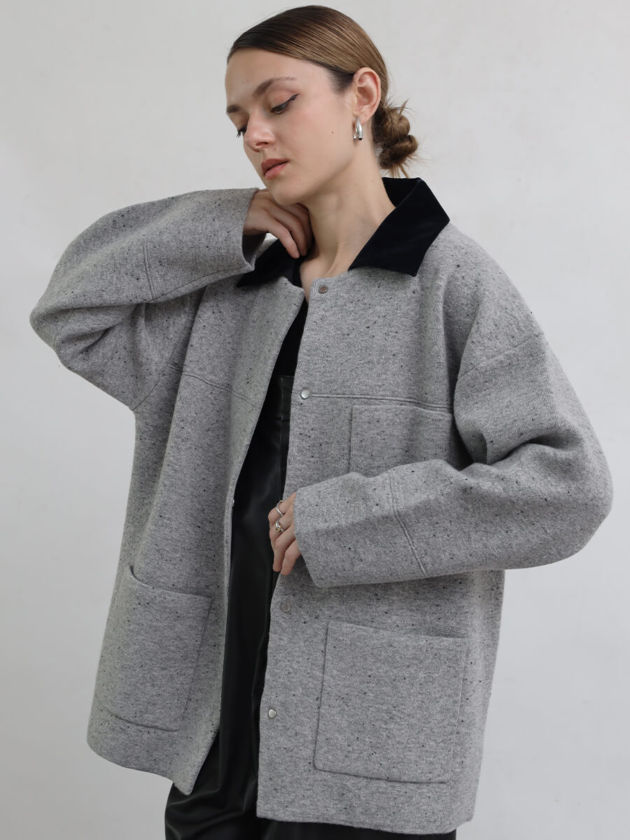 Aga ミドルゲージニット ニット カーディガン newarrival