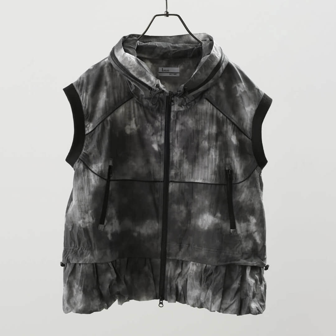 タイダイ柄　ブラック