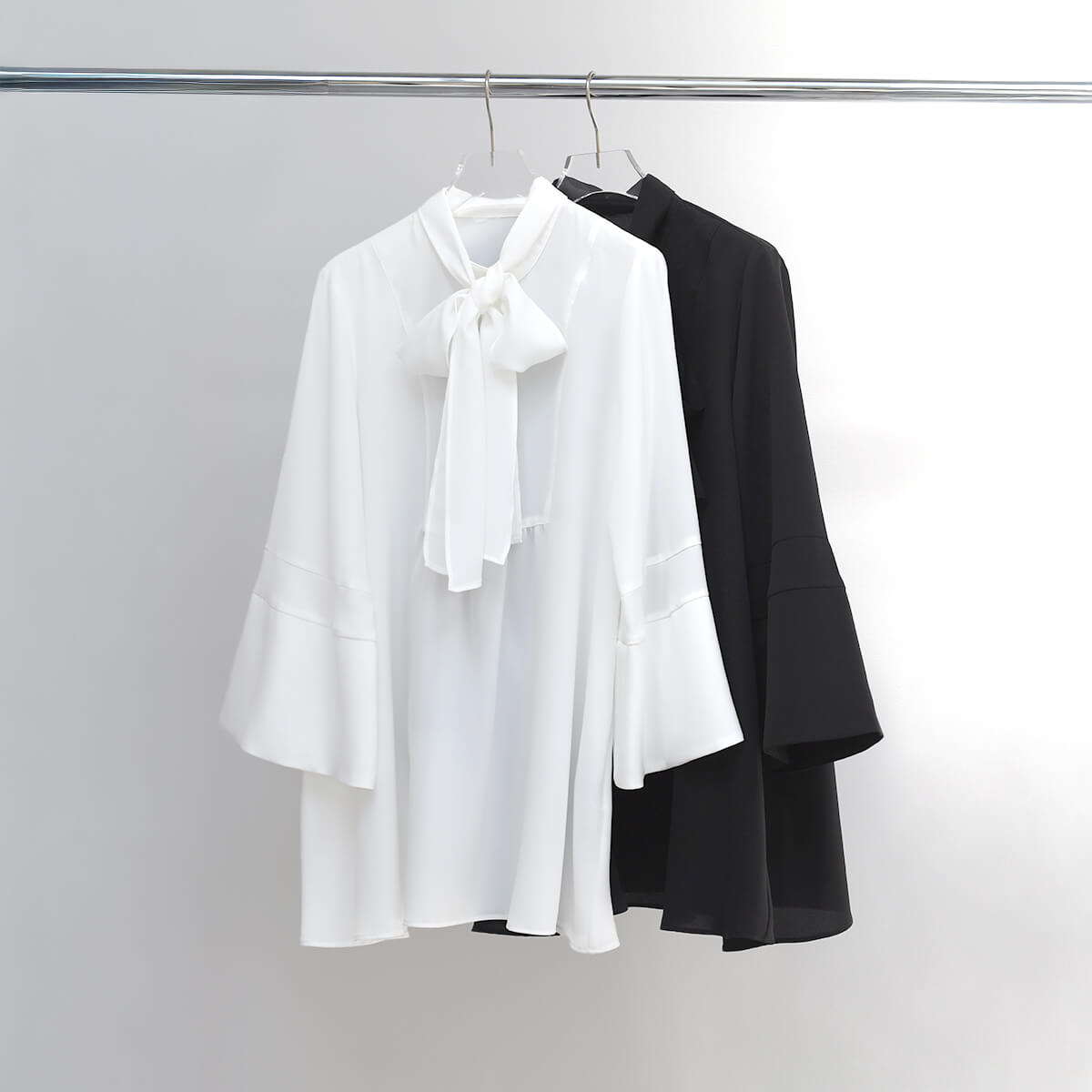 リボンチュニックブラウス