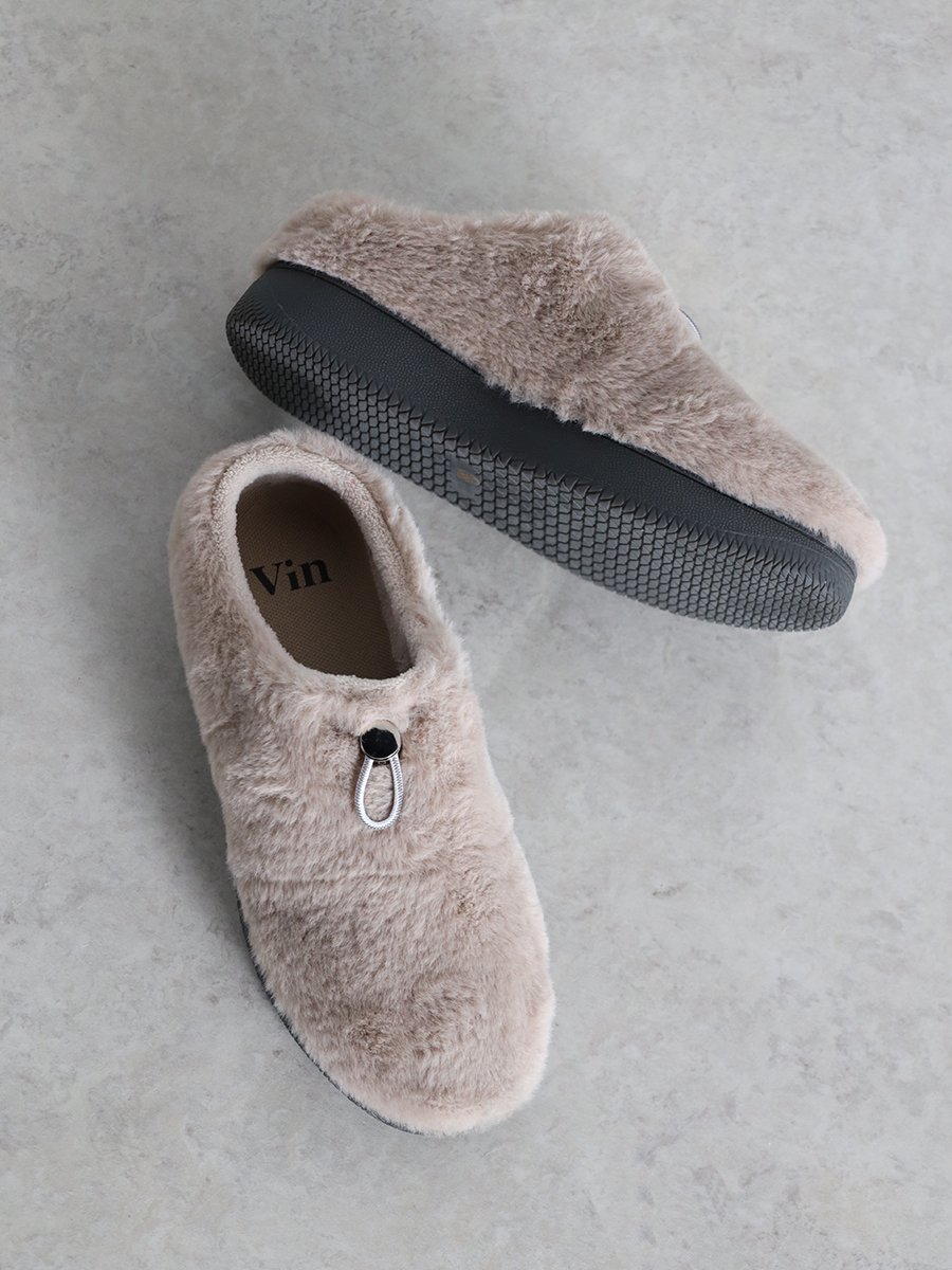 リラックスファーシューズ