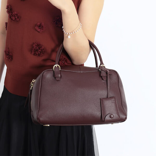 スイッチハンドルボストンバッグ