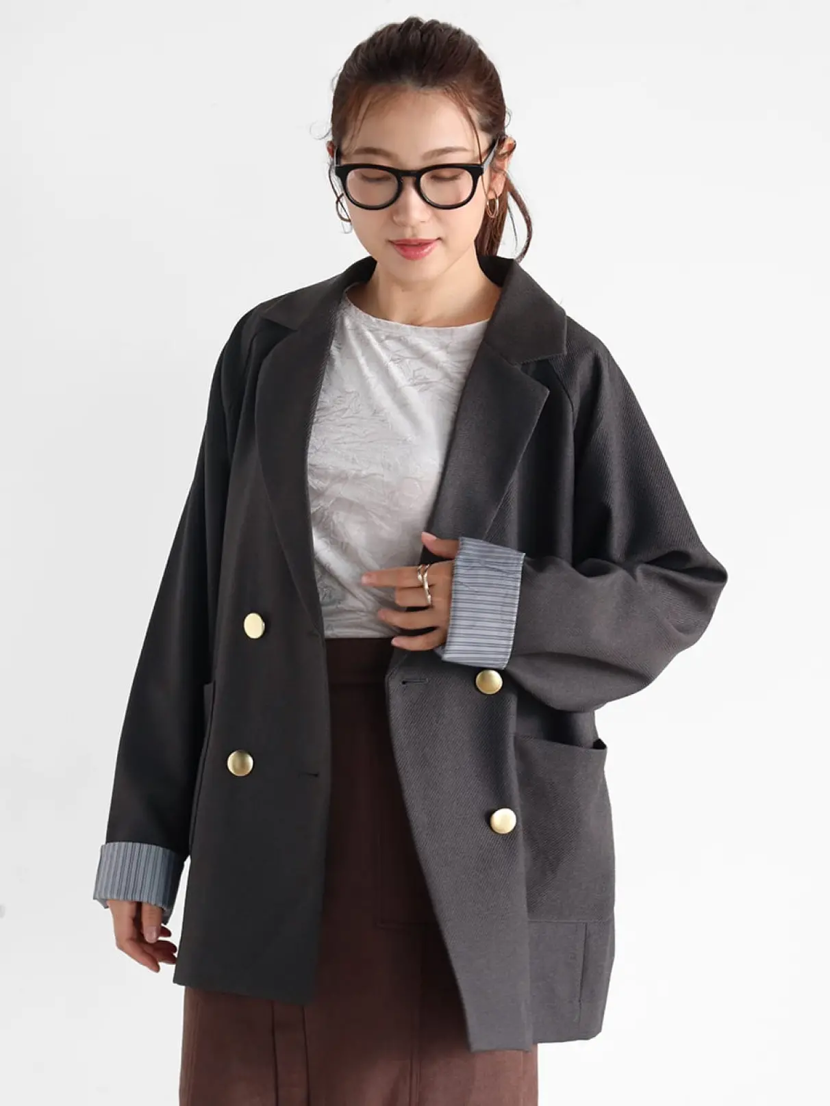 Vin(ヴァン)　ツイルテーラードジャケット