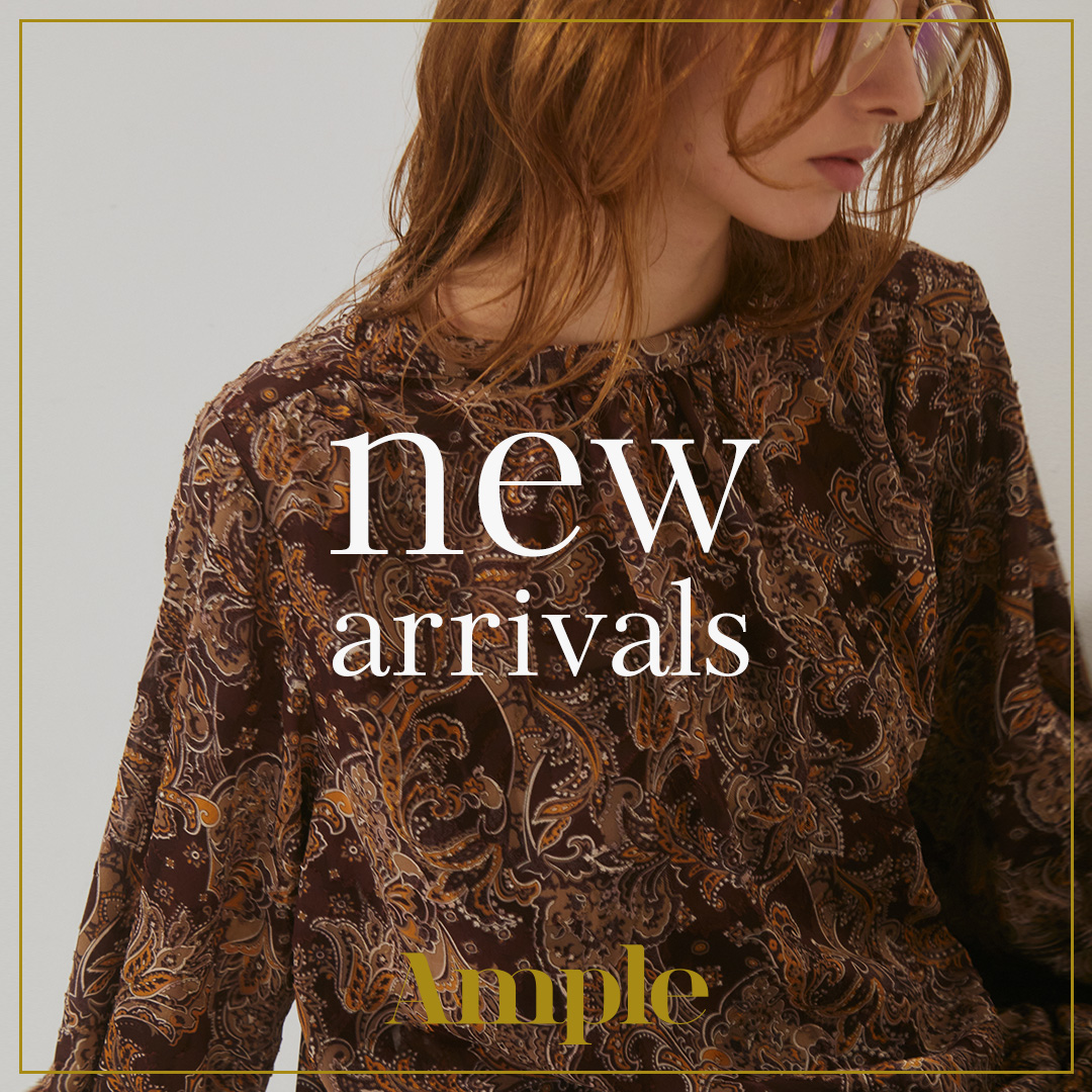 7月25日 Ample新作アイテム