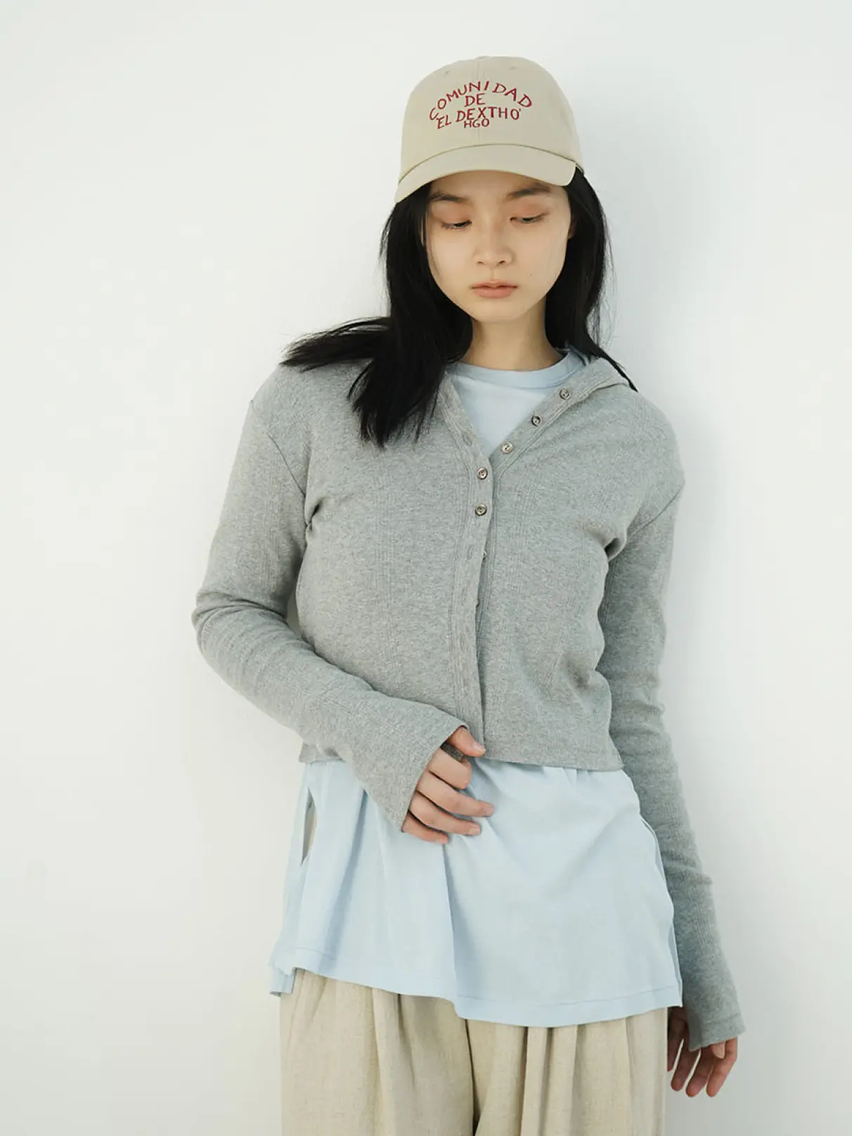 【9color】Prib Hoodie cardigan