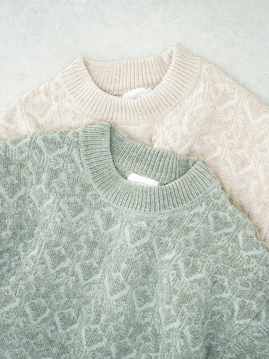 Mall yarn compact knit