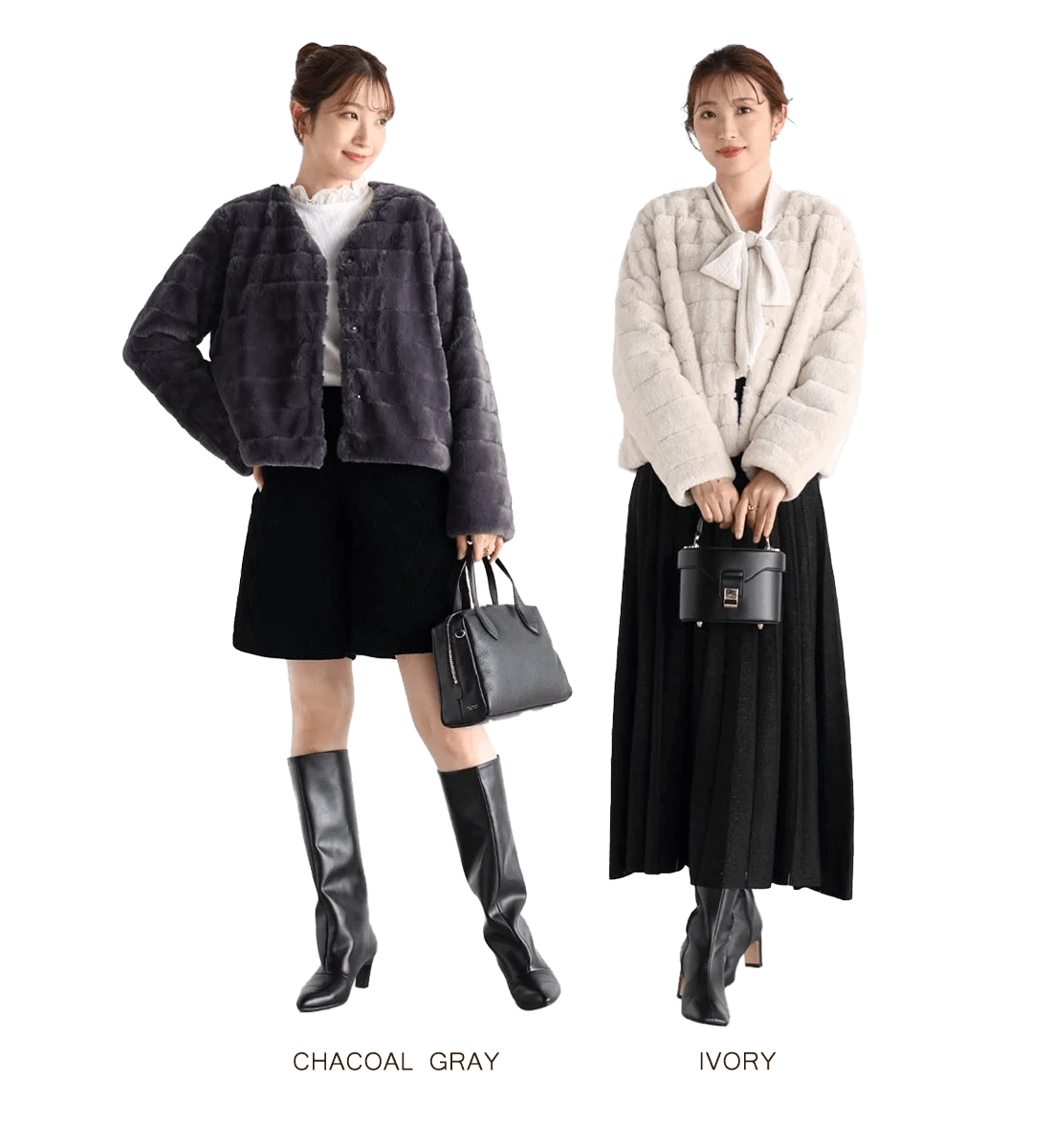 Vin リブ編み　ダウンジャケット　グレー　コート　新品　ヤマダヤ福袋2025 Vin リブ編み ダウンジャケット グレー コート 新品 ヤ