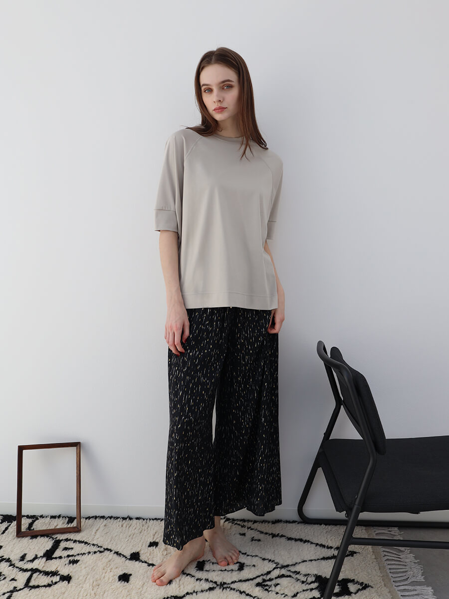 Aga×NORITAKE　コットンドルマンスリーブカットソー