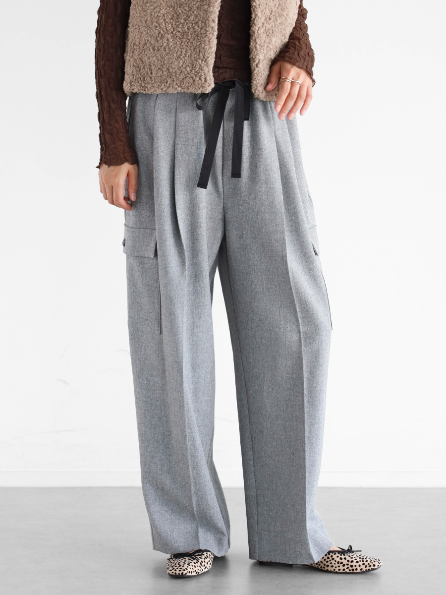 グログランリボンカーゴパンツ