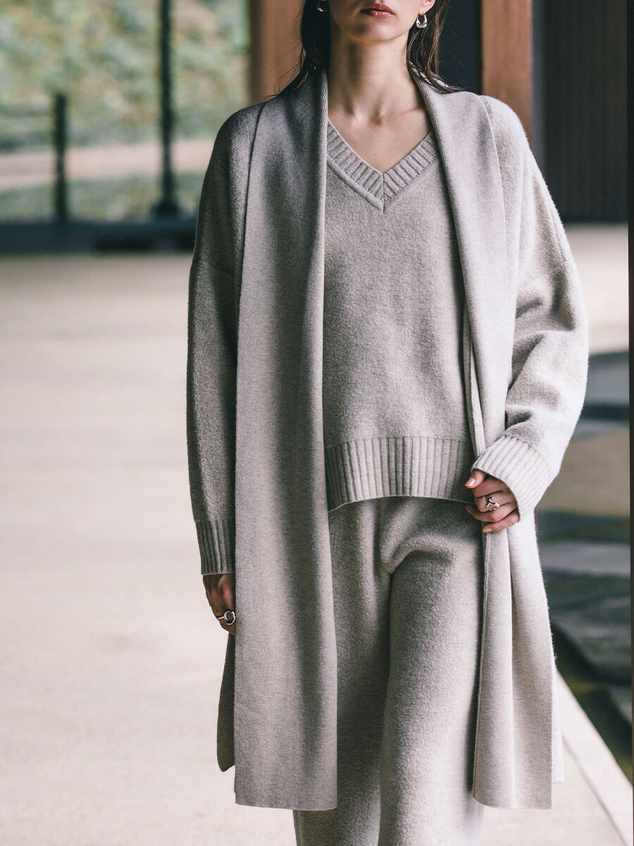 Aga 国産ニット SUWA knit 諏訪ニット ニット 25aw LOOK