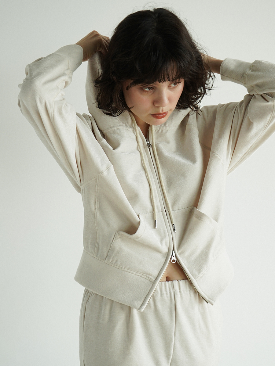 Crinkle velour skirt