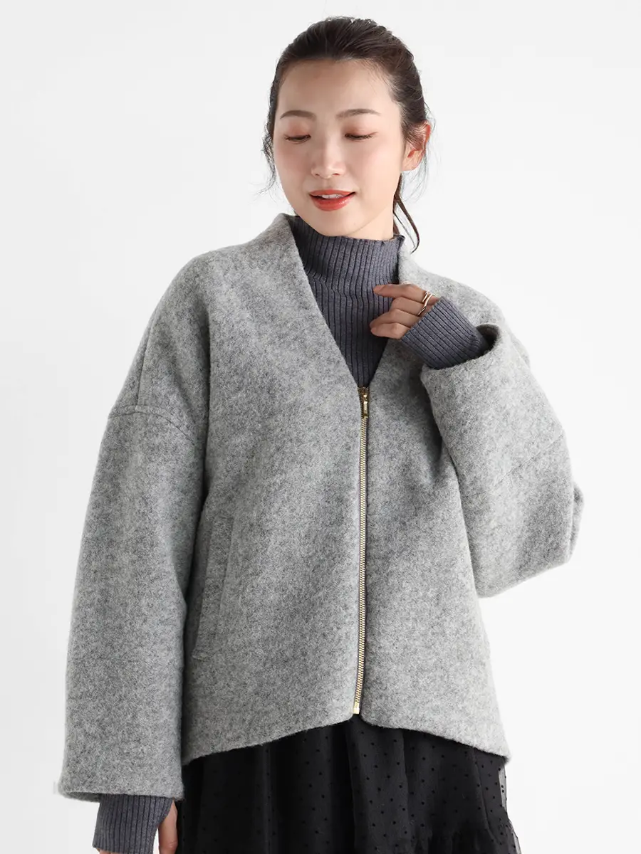 定価29000円◆新品タグ付き◆ヤマダヤ◆ 配色オーバーライトコート 14152700233-29.jpg