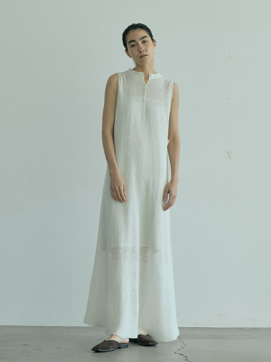 Linen knit one-piece