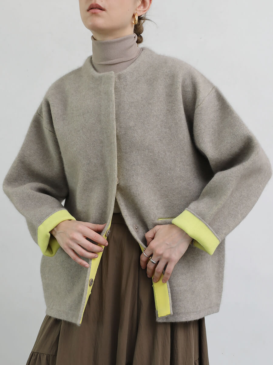 Aga ミドルゲージニット ニット カーディガン newarrival