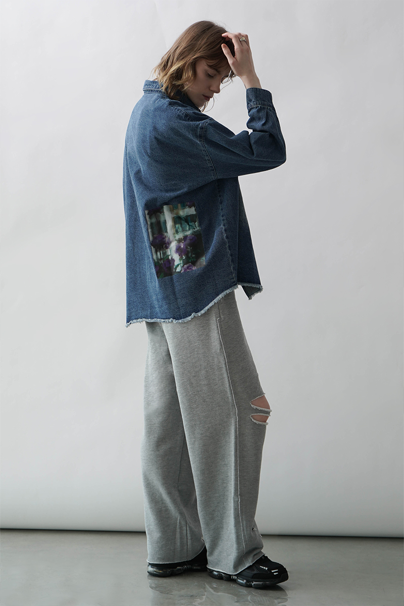 :ETHR OF ART PRINT DENIM SHIRT ￥12,100 ART PRINT DENIM SHIRT - :ETHR OF - :ETHR OF｜YAMADAYA STORE