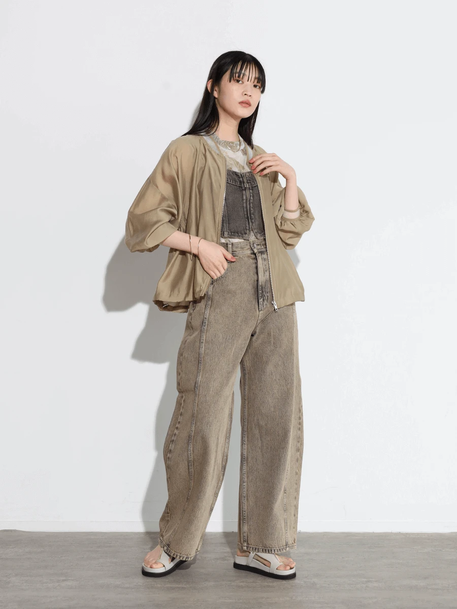 LASUD RADIATE オーバーダイデニムオーバーオール OVER DYE DENIM-AUTUMN- - ｜YAMADAYA STORE
