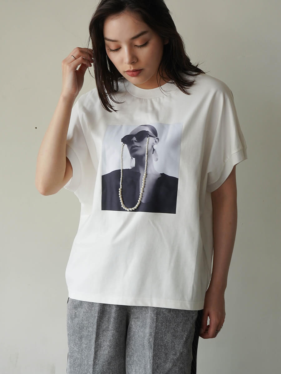 【定価¥14.000】新品♦︎RADIATEフォトプリントパールTシャツ　白 フォトプリントパールTシャツ - RADIATE - RADIATE｜YAMADAYA STORE
