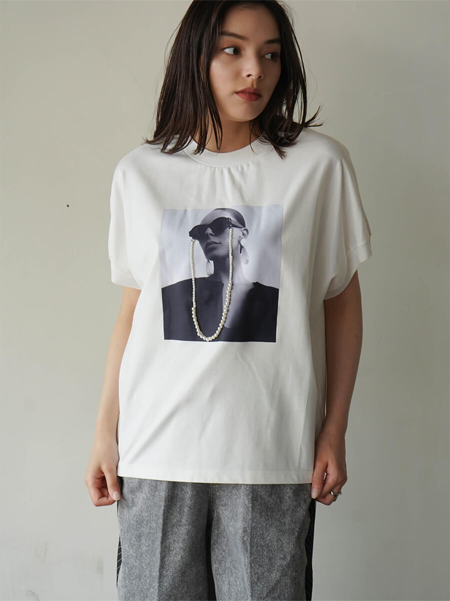 RADIATE(ラディエイト)　フォトプリントパールTシャツ