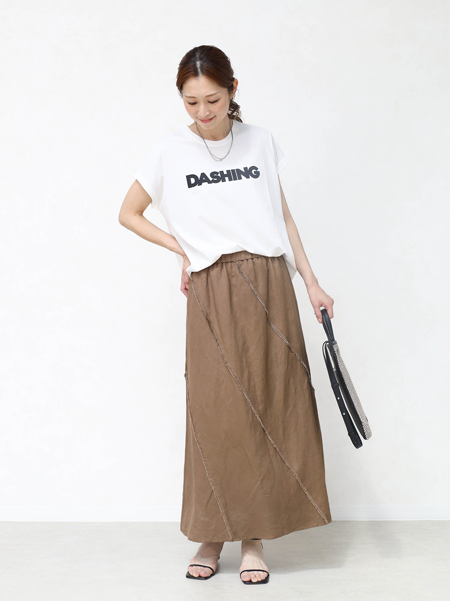 CLOVE MEDOC Tシャツ　着こなし　夏