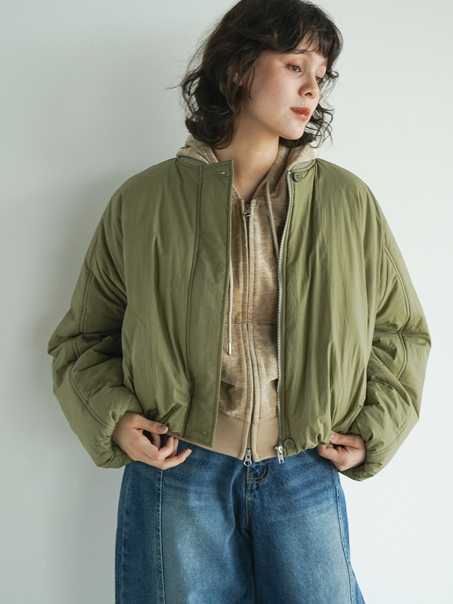 Volume short blouson