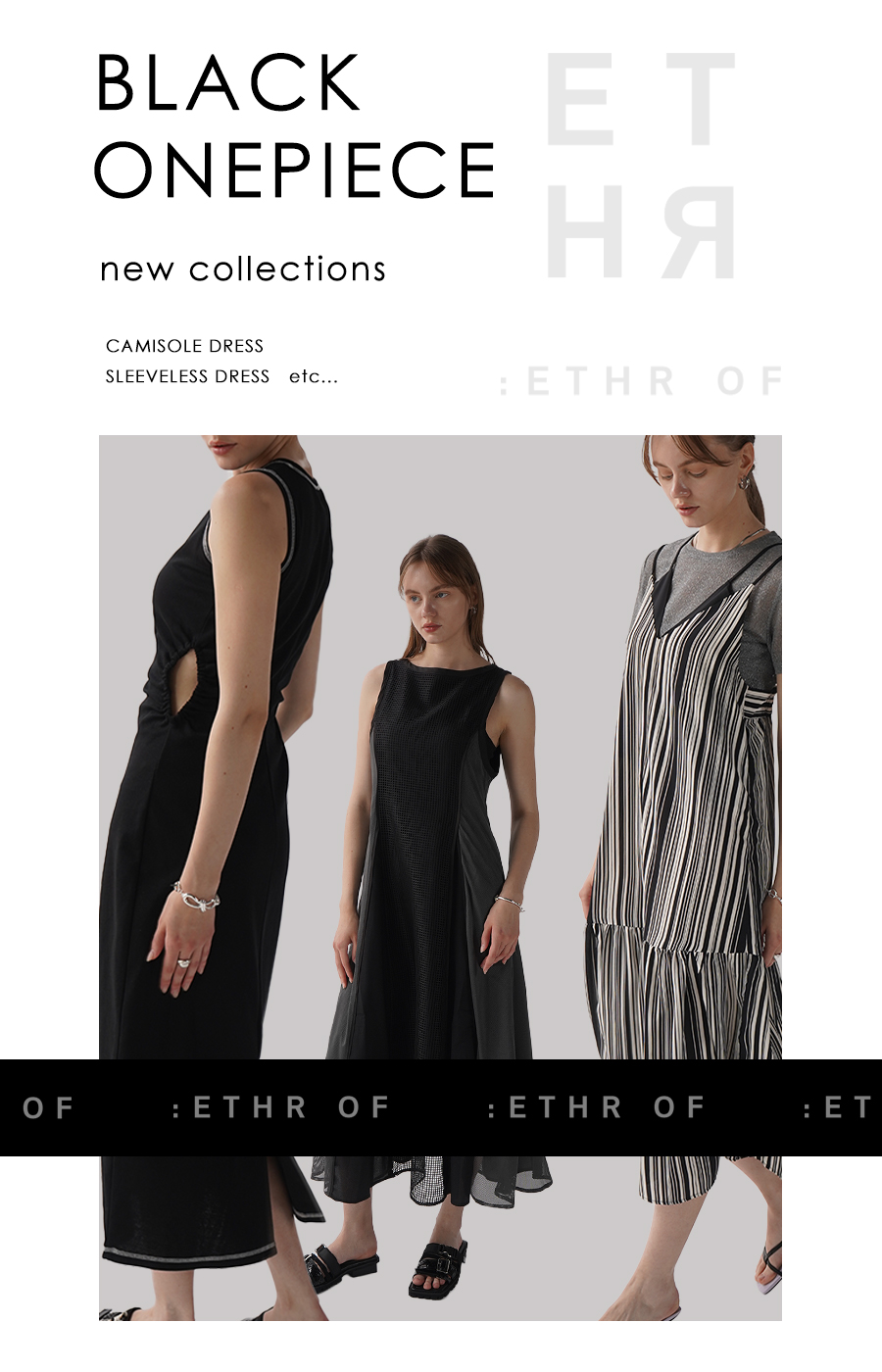 ETHR OF | BLACK ONEPIECE - ｜YAMADAYA STORE