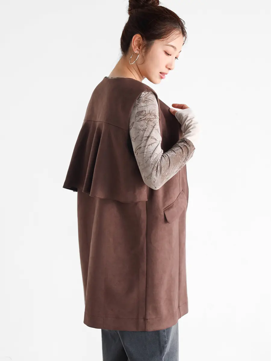 i_am_official デザインレイヤードベスト Enjoy Layered Looks! -秋を楽しむレイヤードベスト特集- - ｜YAMADAYA