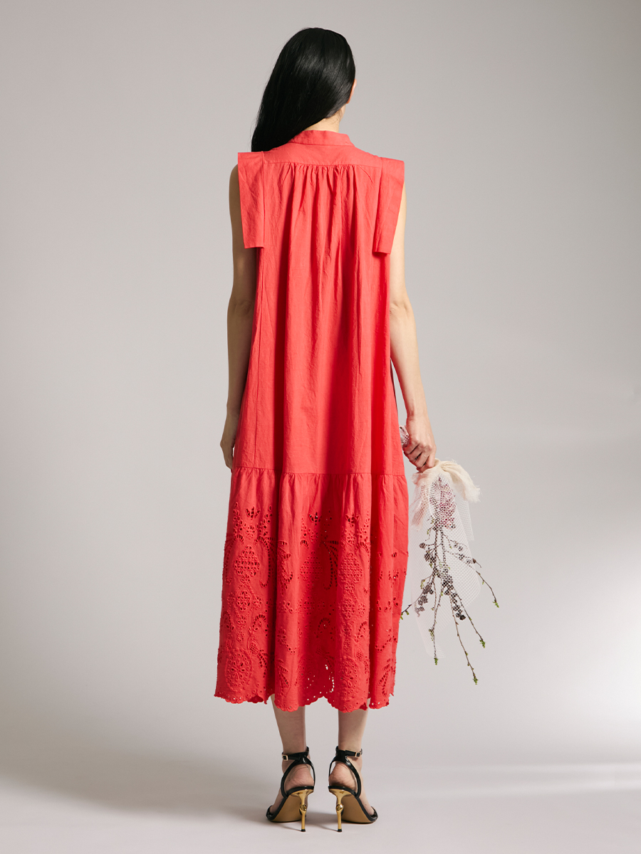 Cutwork one-piece