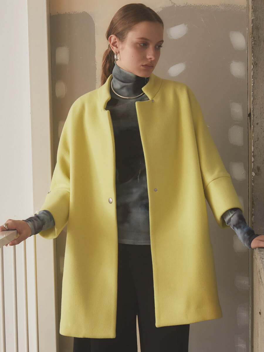 Mansart 鮮やか マスタード コクーン コート ヤマダヤ STAFF STYLE 