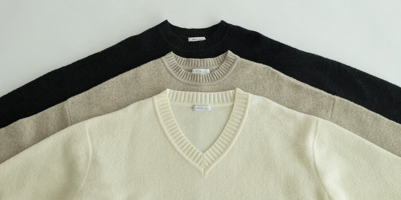 Aga 国産ニット SUWA knit 諏訪ニット ニット 25aw LOOK