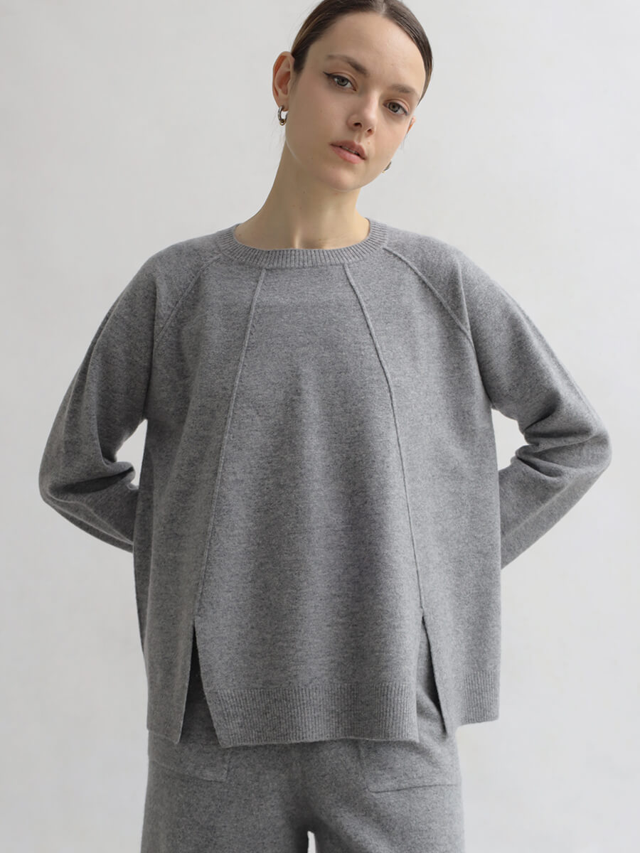 aga setup 25AW ニット ジャケット コードュロイ