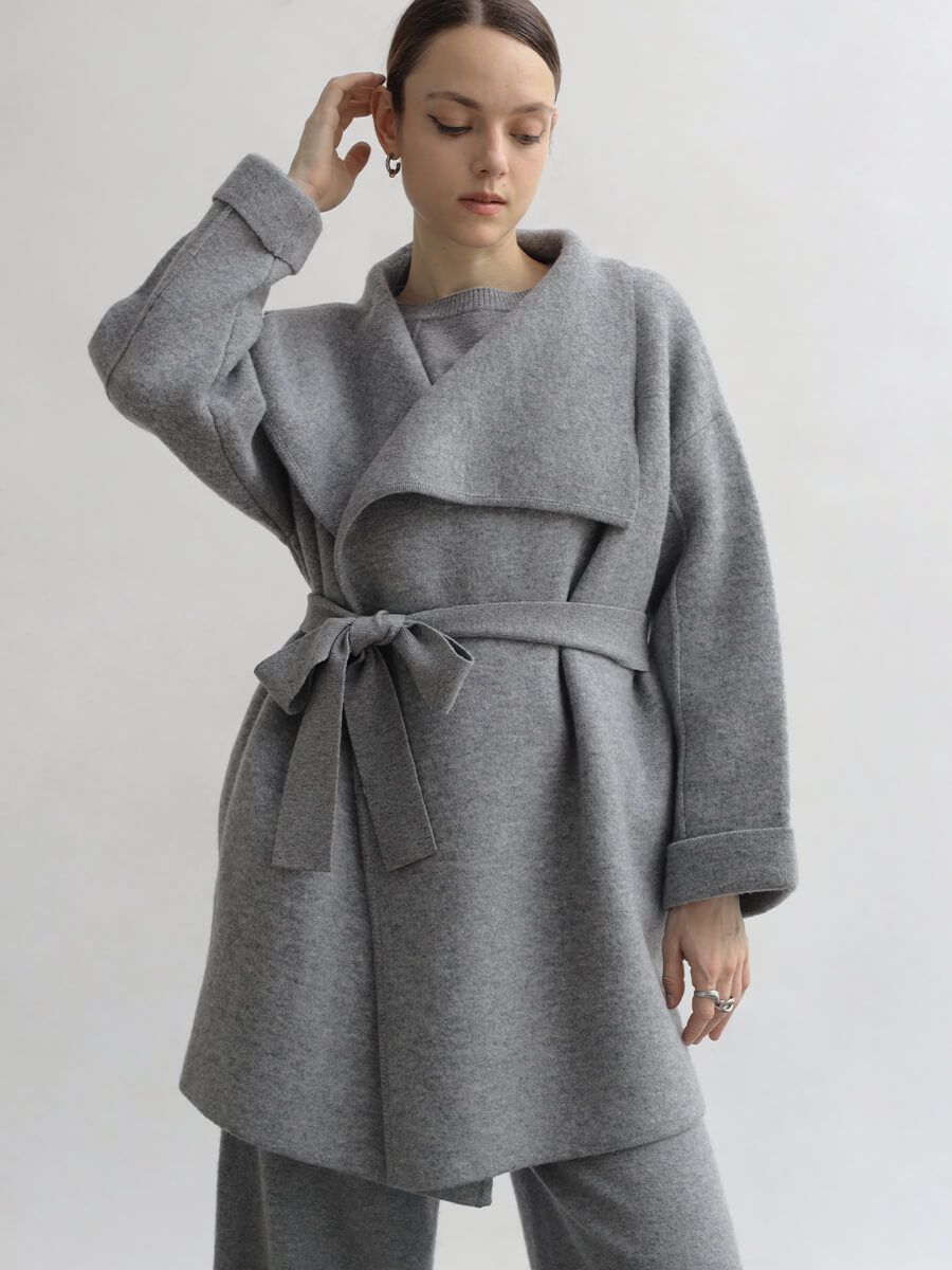 aga setup 25AW ニット ジャケット コードュロイ