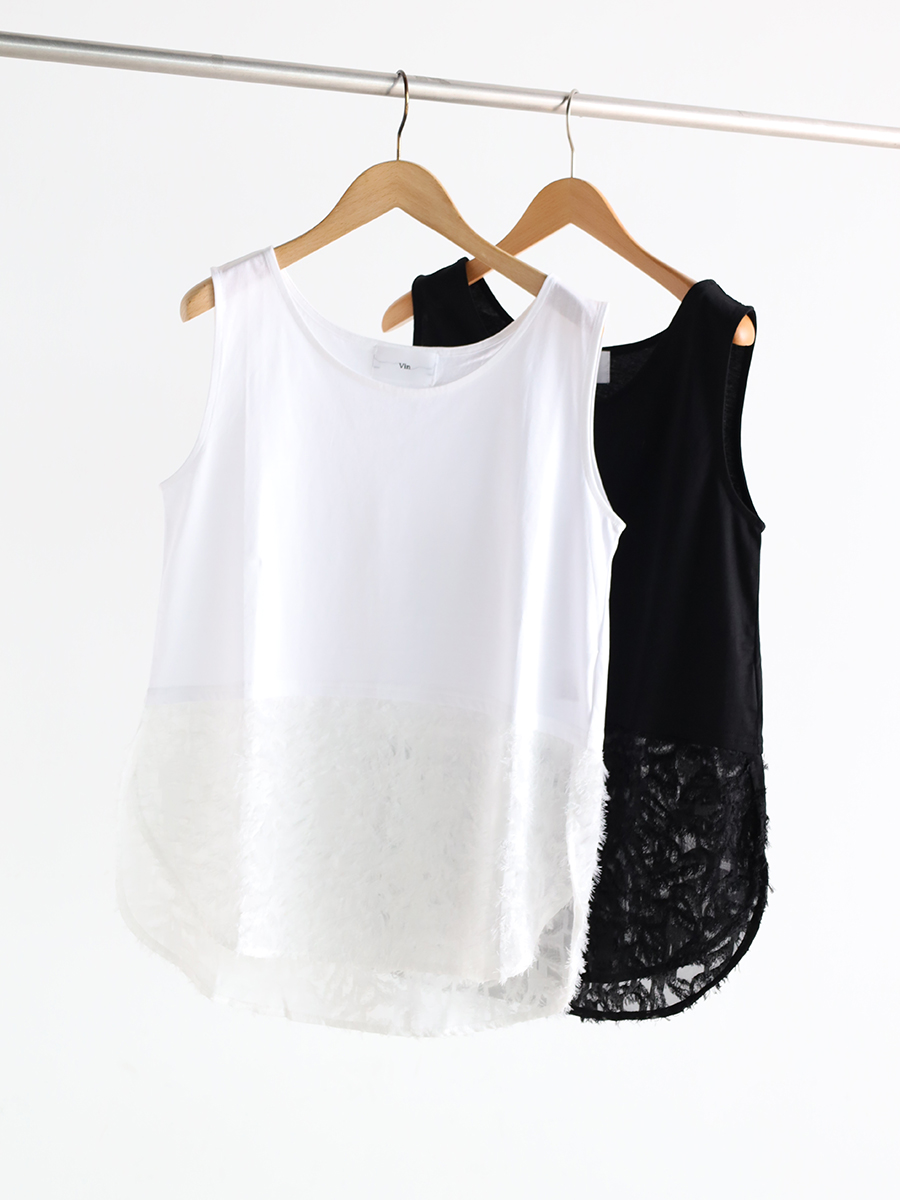 Vin(ヴァン) シャーリングワイドパンツ