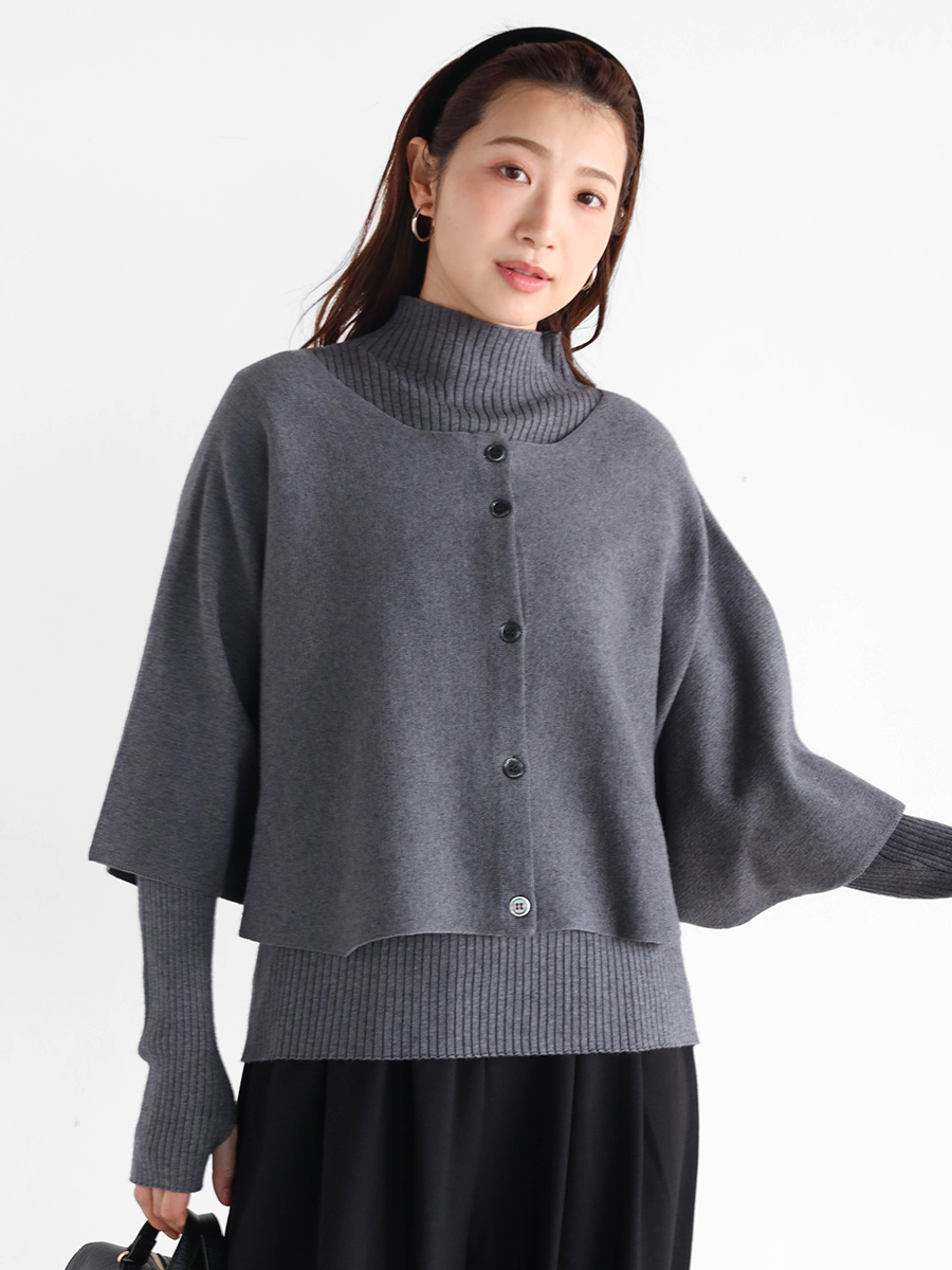 Vin(ヴァン)　2WAYフェイクレザービスチェ