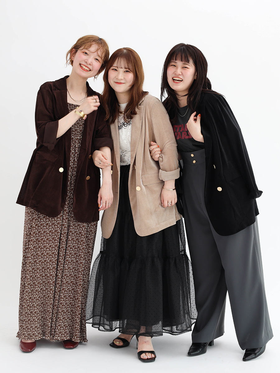 Mesh velour tailored jacket