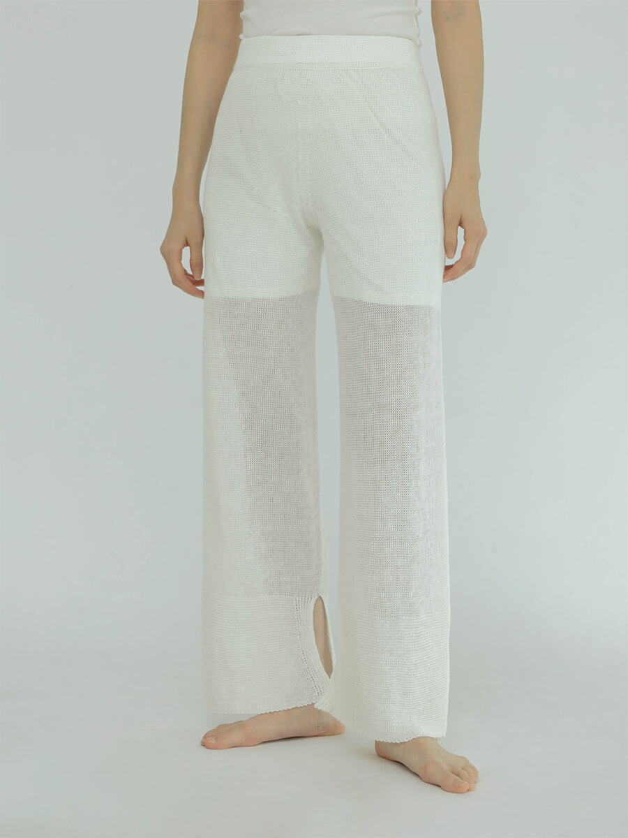 Linen knit one-piece