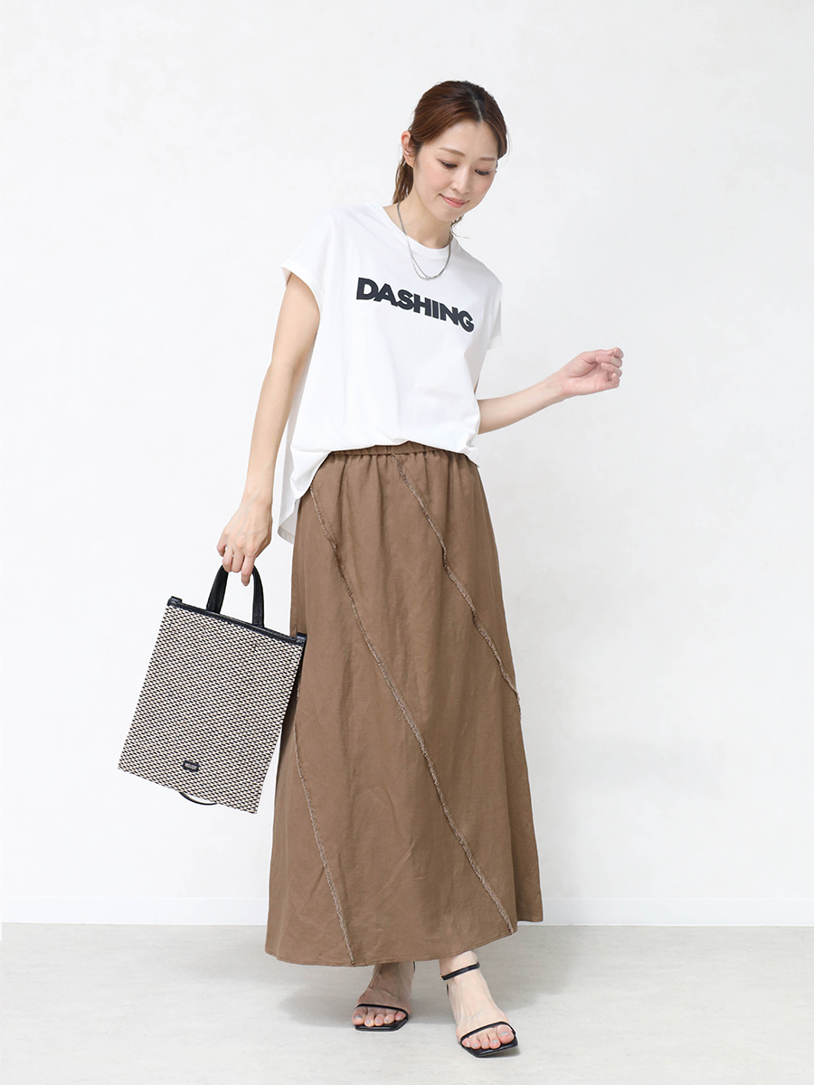 CLOVE MEDOC Tシャツ　着こなし　夏
