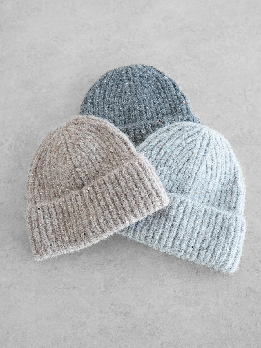 スパンコールニットワッチ