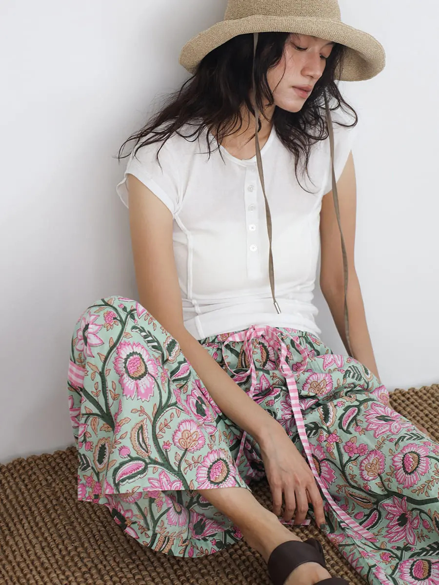 【再入荷】Floral lace blouse