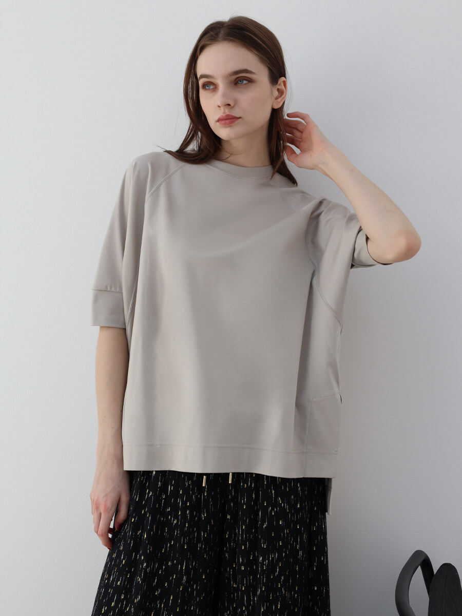 Aga×NORITAKE　コットンドルマンスリーブカットソー