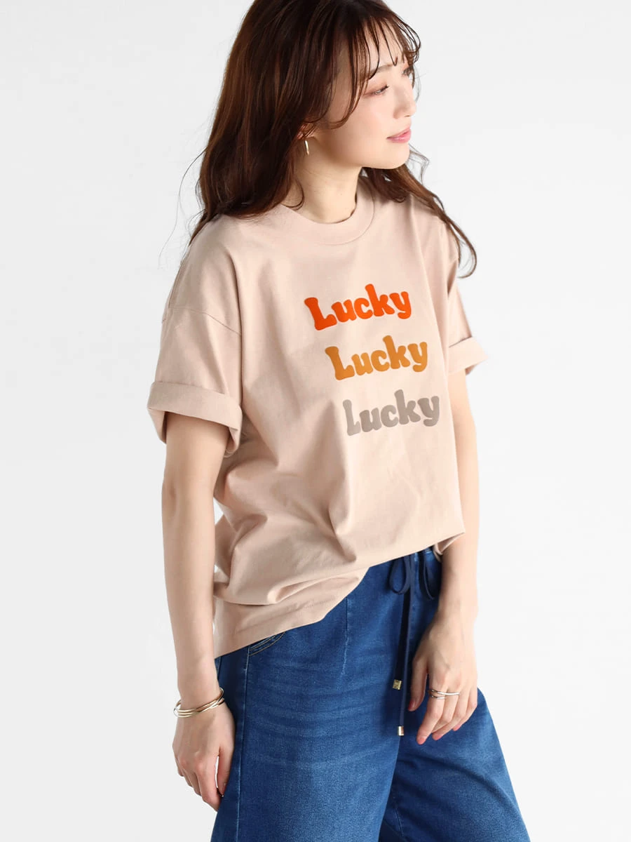 Vin(ヴァン)　”Lucky”フロッキーロゴTシャツ